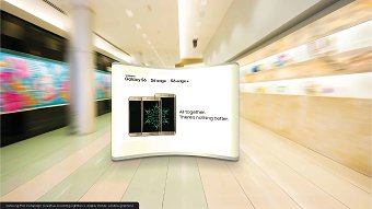 Samsung large scale Advertising