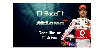 McLaren F1 RaceFit App