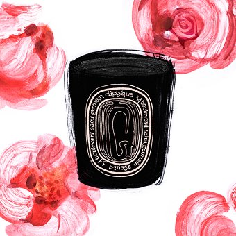 Set of fashion illustrations for Diptyque Paris