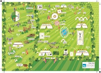 Graphical map - Chalke Valley History Festival