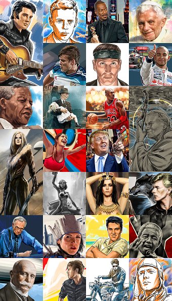 Portraits I've worked on lately