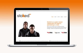 Stoked PR Website Design