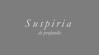 Susperia De Profundis