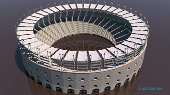 Low Poly Gladiator Arena