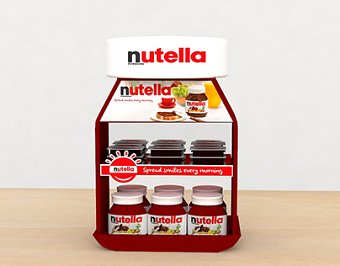 Nutella Counter top display