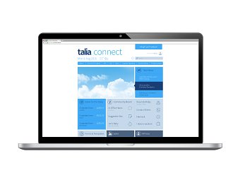 Talia Connect site design