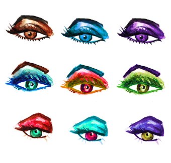 Eye make up options