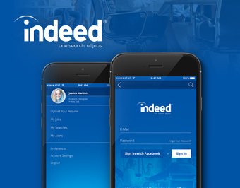 Indeed App Concept