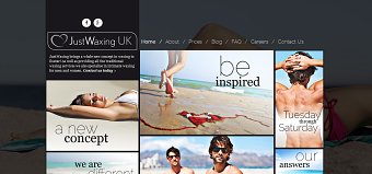 just waxing UK in worpress and responsive