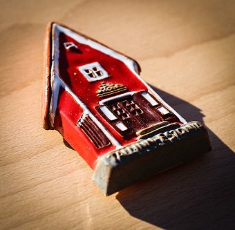 Ceramic miniature - Famous house in Tallinn