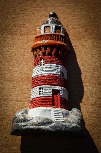 Ceramic miniature - lighthouse