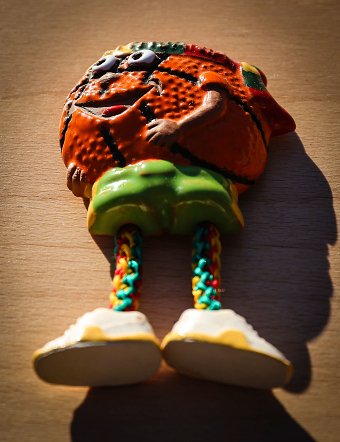 Ceramic miniature - Basketball souvenir