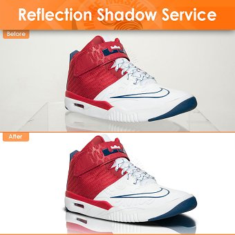 Reflation shadow for product image