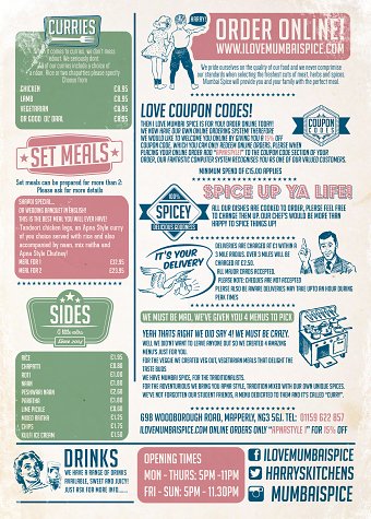 Take away Menu