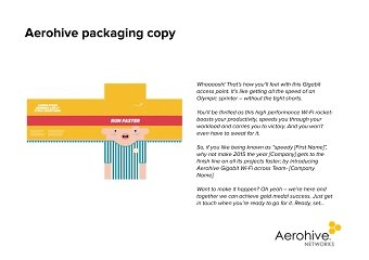 Aerohive packaging
