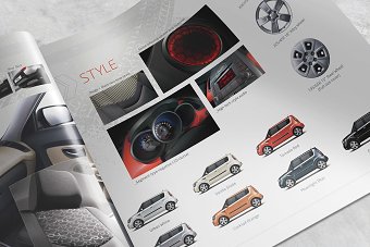 Kia Motors brochure design