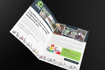 Frog Bikes branding and website