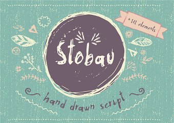 Stobau font