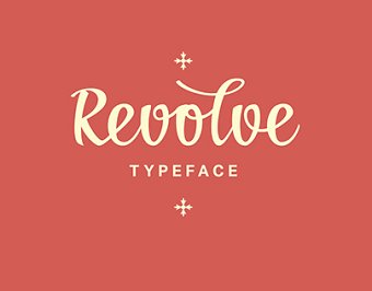 Revolve Typeface
