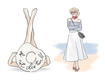 Fashion sketches/illustration