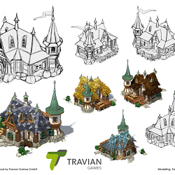 Concept Art for Travian Games