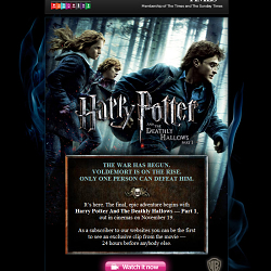 Harry Potter | The Times Email