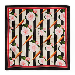 Texas and the Artichoke silk scarves collection