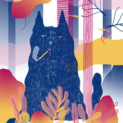 Illustration for a show in Firenze, Italy.