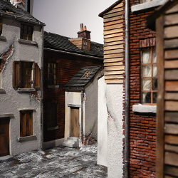 Edwardian Slums Miniature & Elevations