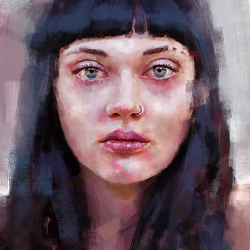 sad portrait