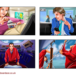 Storyboard frames