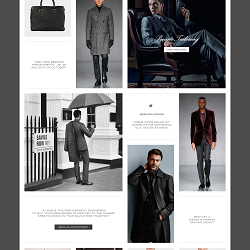 Gieves & Hawkes - Front-end Development