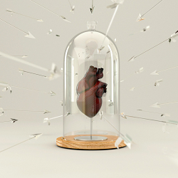 Glass heart