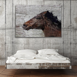 Rustic Horses - Farmhouse Art