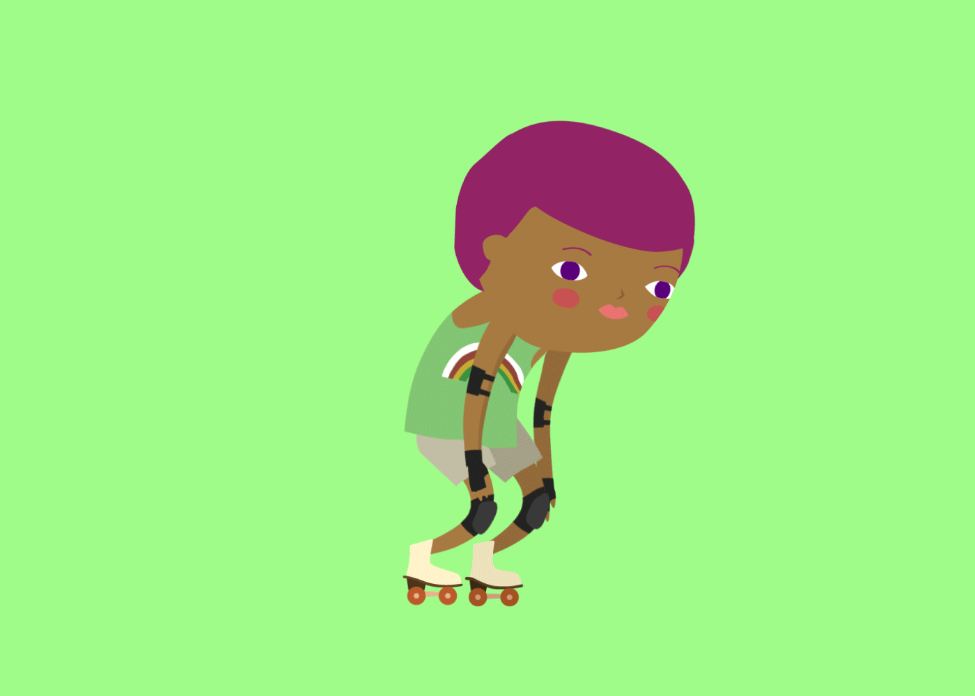 GIF Loop Series - Skater Girl