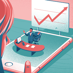 Eric Chow illustrates for Canadian Business