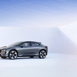 Jaguar I-Pace Outdoor Studio Photography