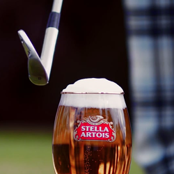 The 'Perfect Cut' - 'The Skim" Stella Artois