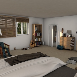 3d Game Room scenes