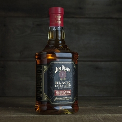 Jim Beam Black Holiday LTO Label