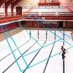 Tennis Anamorphosis