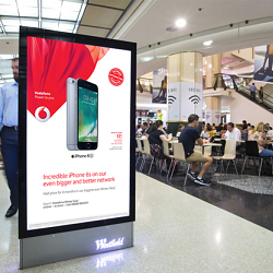 Vodafone press and OOH