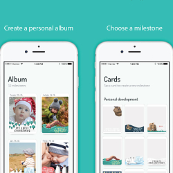 Baby Milestone Cards app