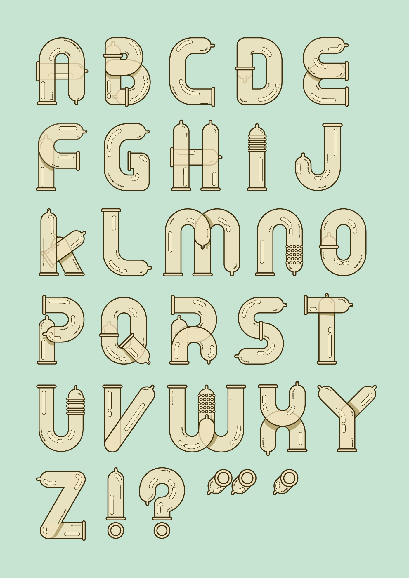 Safer Sex - Font Design & Advertising Campaign