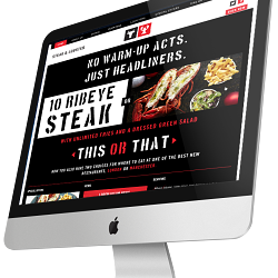 Steak and Lobster Responsive Website