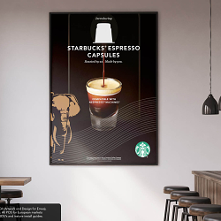 Starbucks Lombardia Capsules European launch campaign