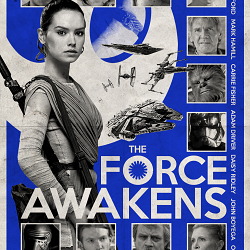 The Force Awakens Retro Film Poster (Fan-Made)