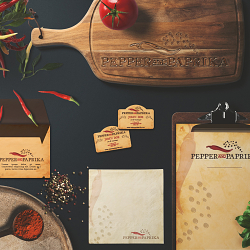 visual identity for a cafe