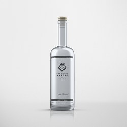Olde Imperial Mystic Vodka label and logo design