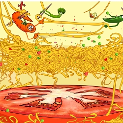 Wai Wai 1-2-3 Noodles